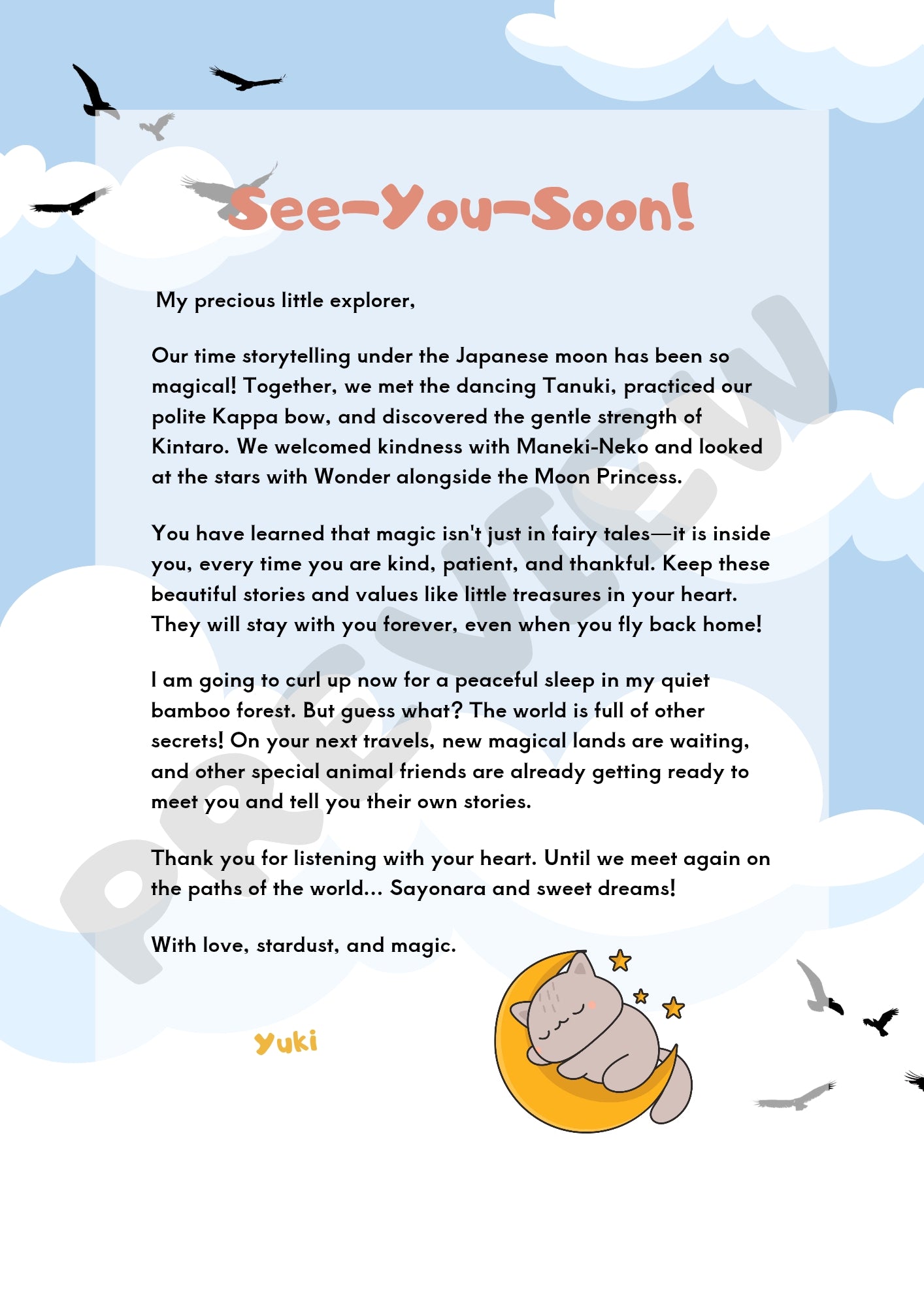 Yuki’s Magic Tales: Printable Japanese Folklore & Activity Guide for Little Explorers