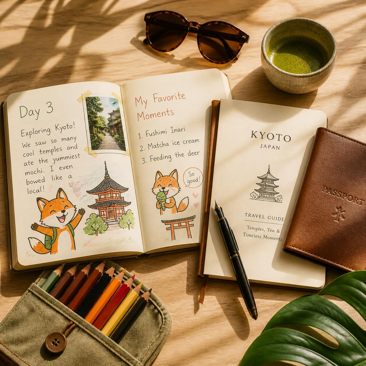 Japon - Journaux de Voyage  & Carnets de Présence