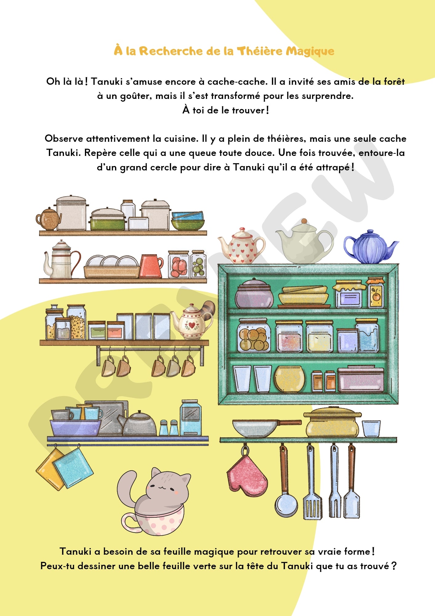 Les Contes Magiques de Yuki : Cahier d'activités sur le folklore japonais pour enfants (4-6 ans)