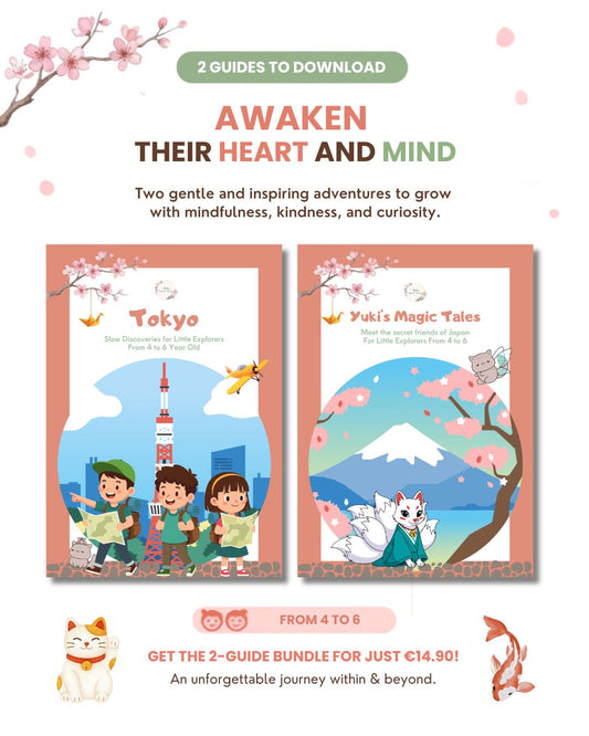 Japan Kids Digital Bundle (Ages 4-6): Tokyo Guide + Yuki’s Magic Tales (PDF)