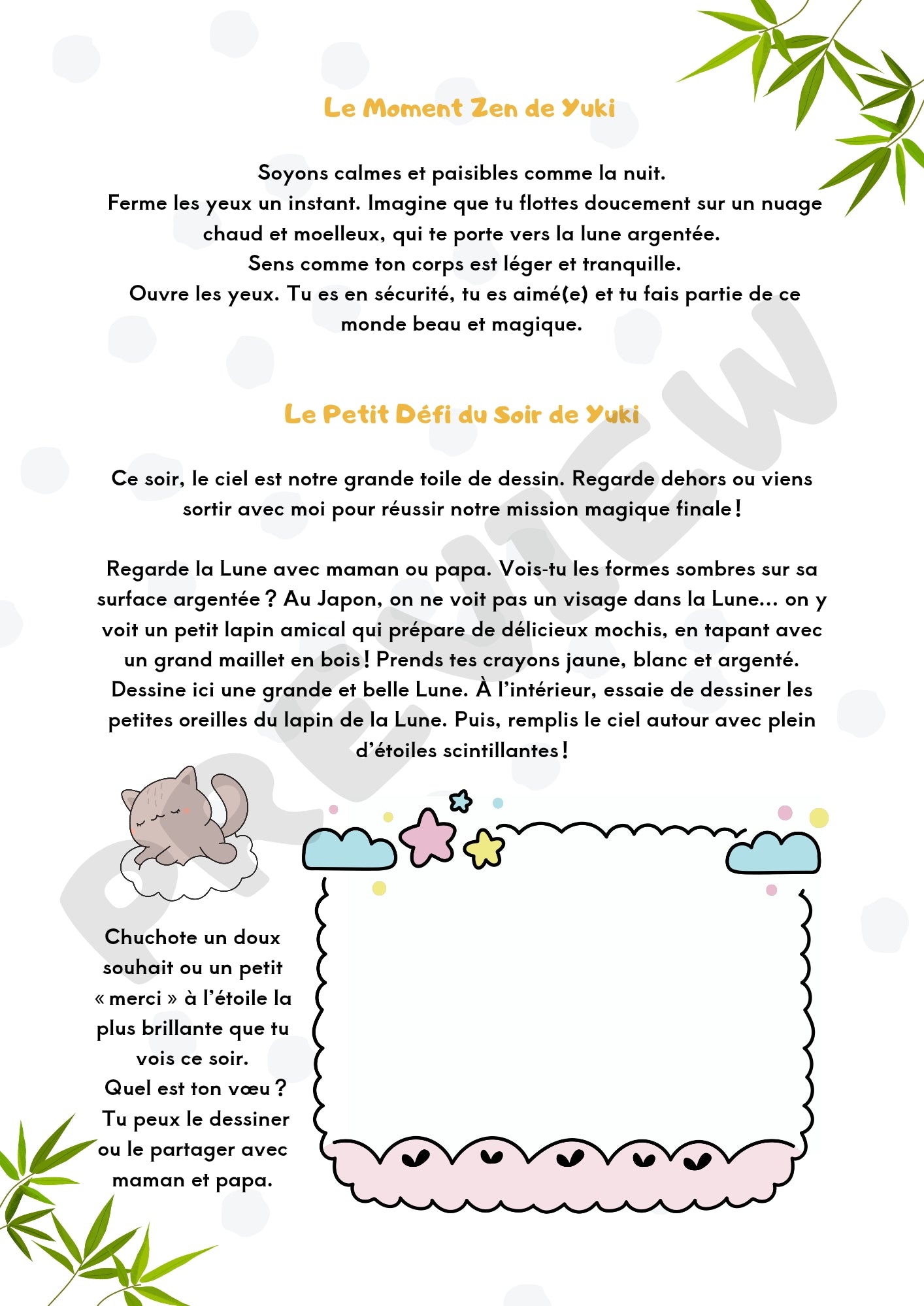 Les Contes Magiques de Yuki : Cahier d'activités sur le folklore japonais pour enfants (4-6 ans)
