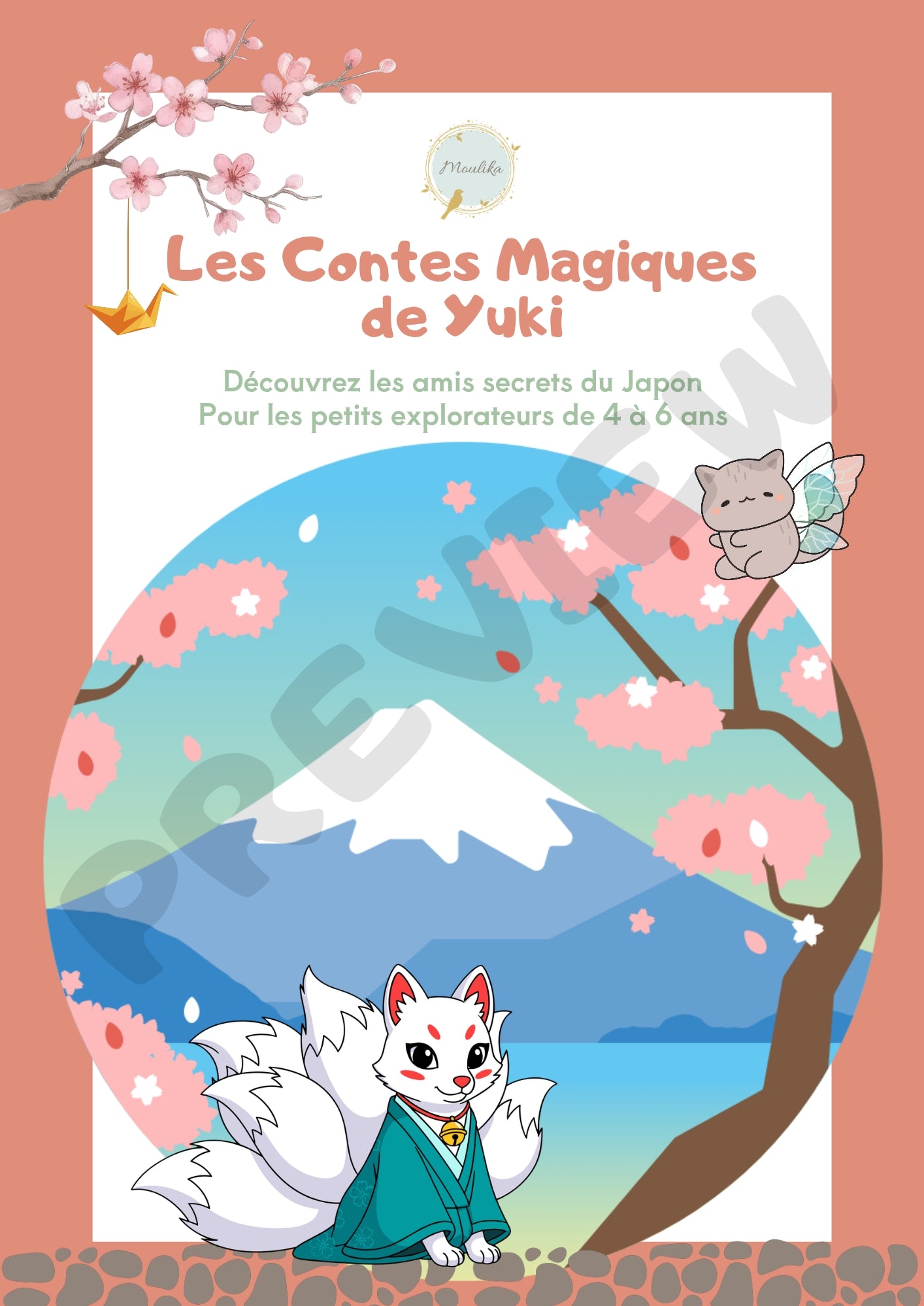 Les Contes Magiques de Yuki : Cahier d'activités sur le folklore japonais pour enfants (4-6 ans)
