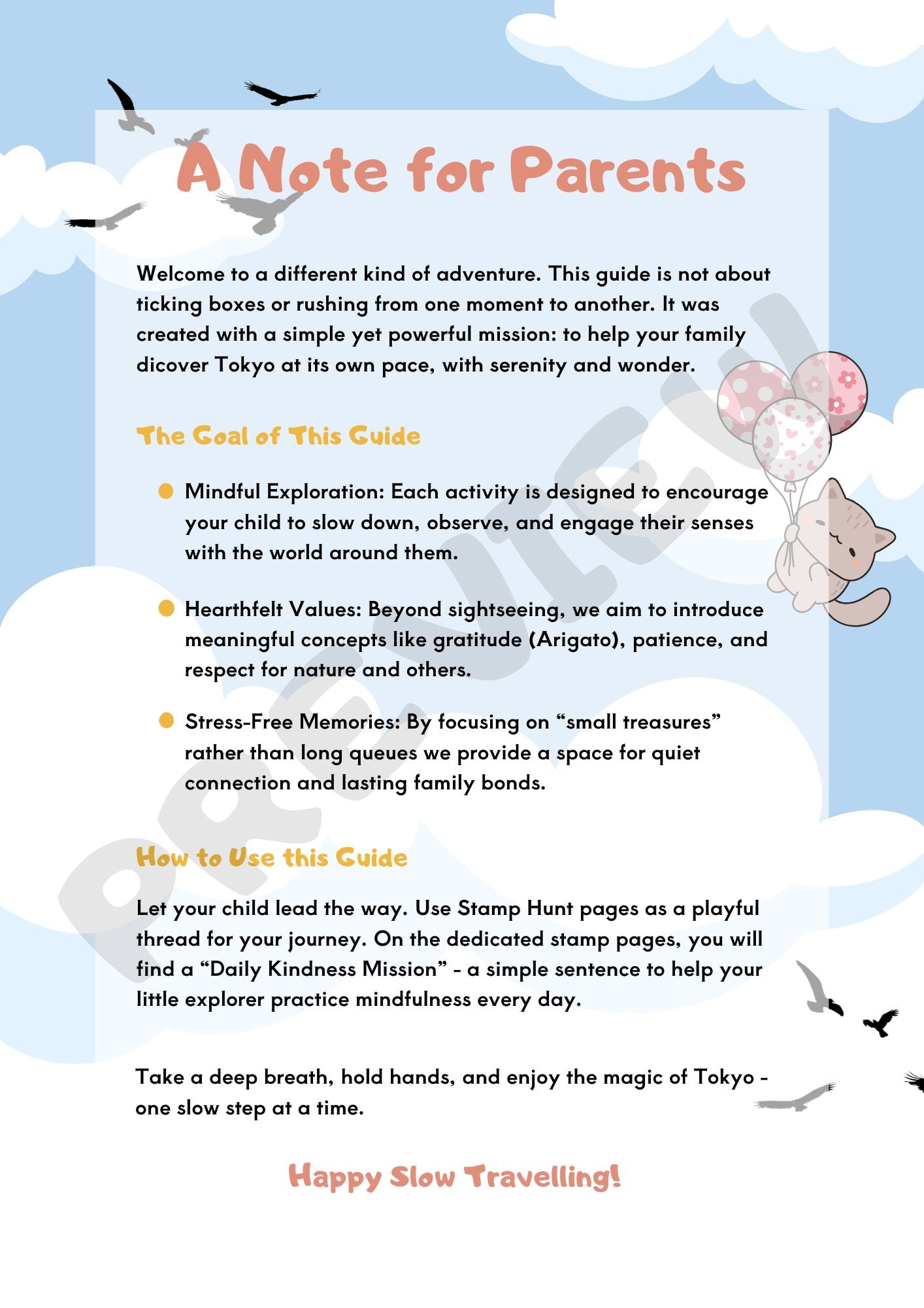 Tokyo Guide for Kids (Ages 4-6): Mindfulness, Stories & Cultural Discovery (PDF)