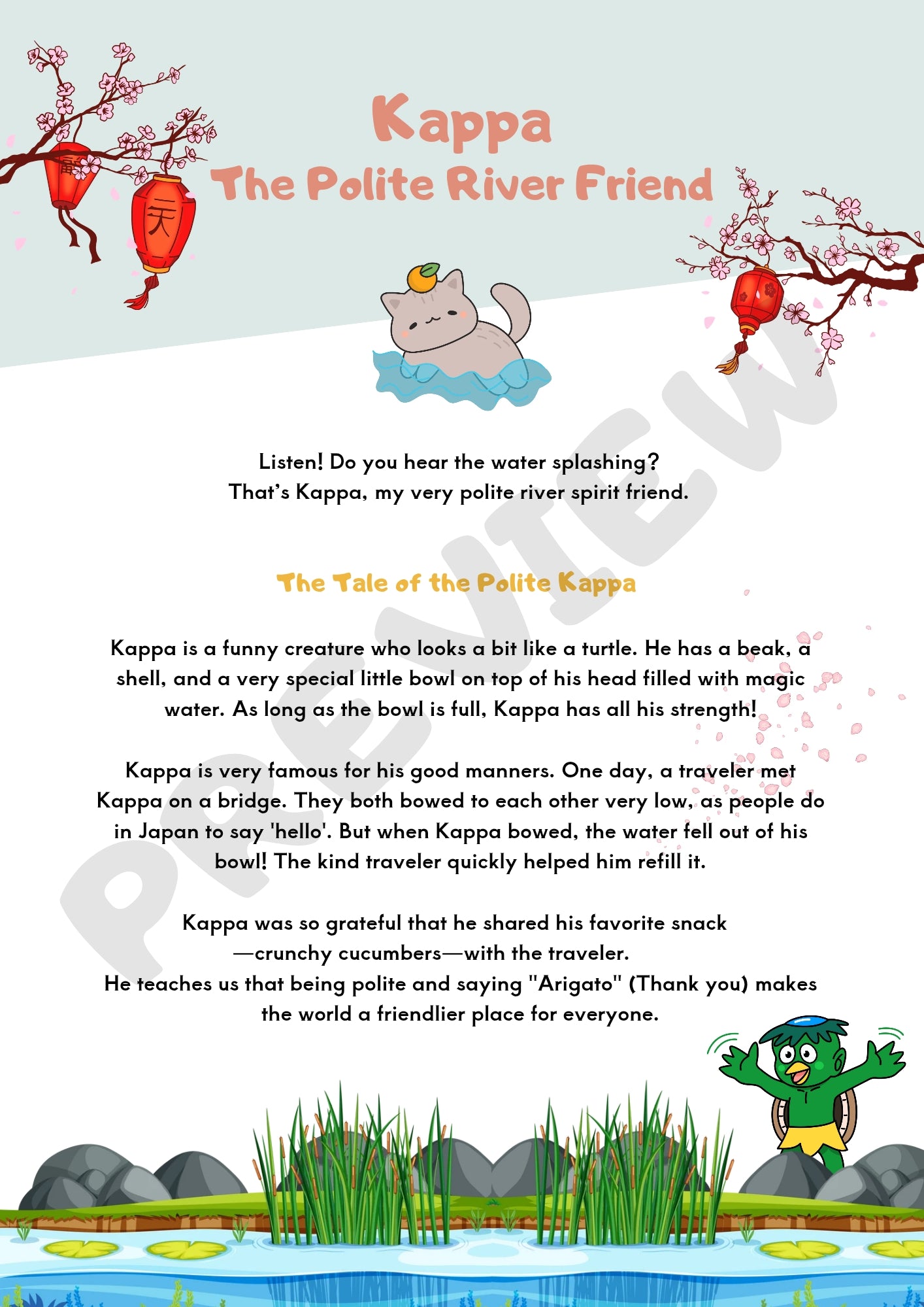 Yuki’s Magic Tales: Printable Japanese Folklore & Activity Guide for Little Explorers