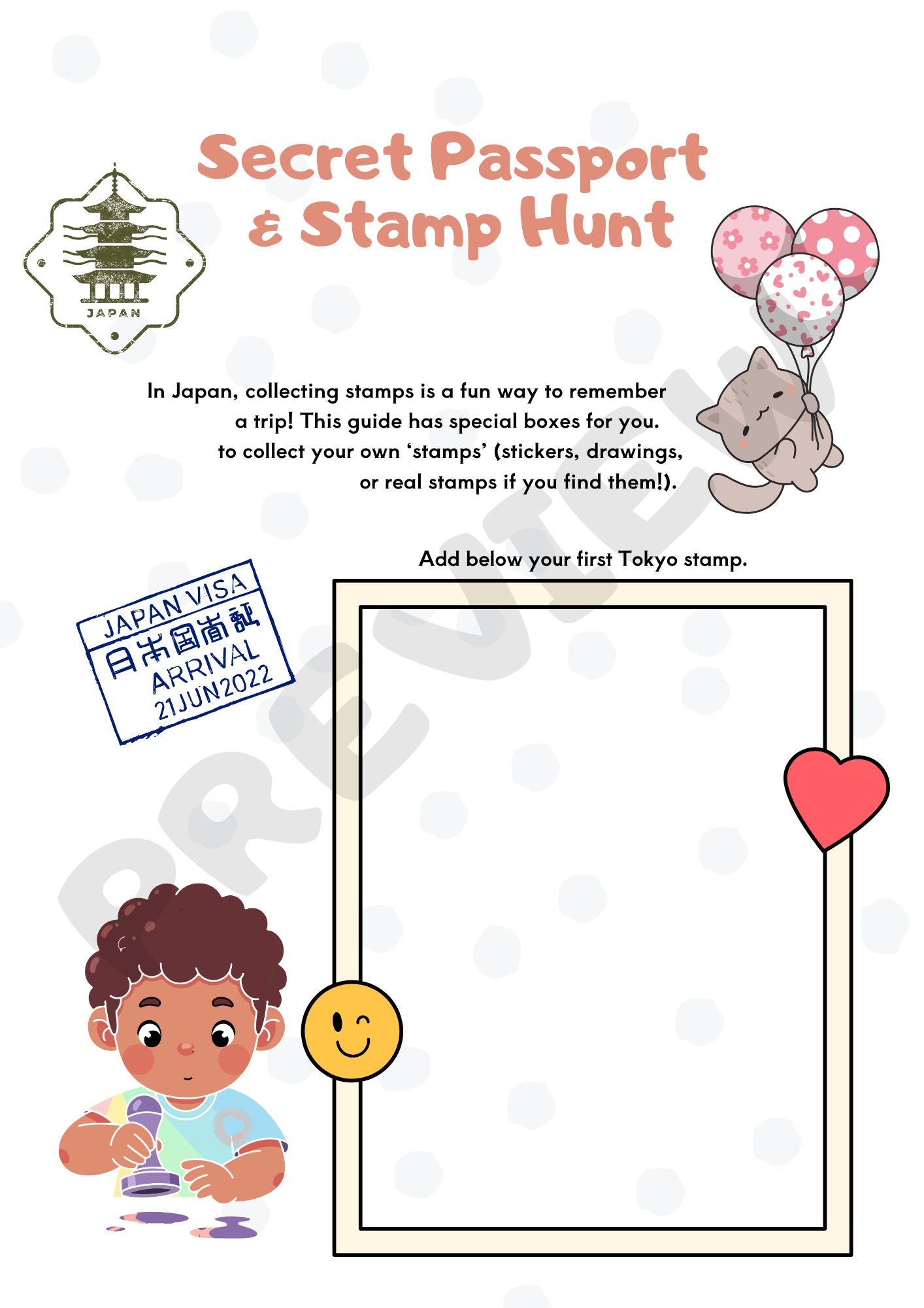 Tokyo Guide for Kids (Ages 4-6): Mindfulness, Stories & Cultural Discovery (PDF)