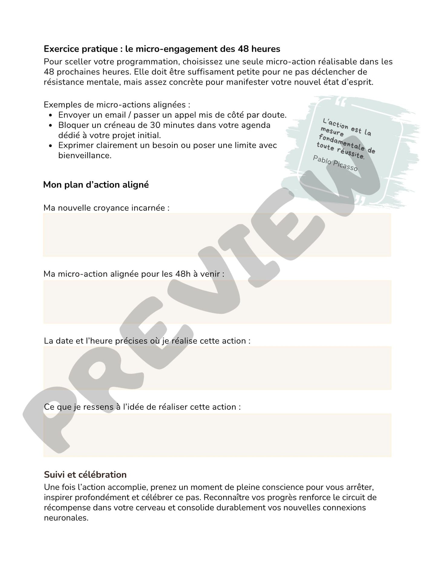 Guide Digital : Dépasser vos Croyances Limitantes & Manifestation (Version Française)